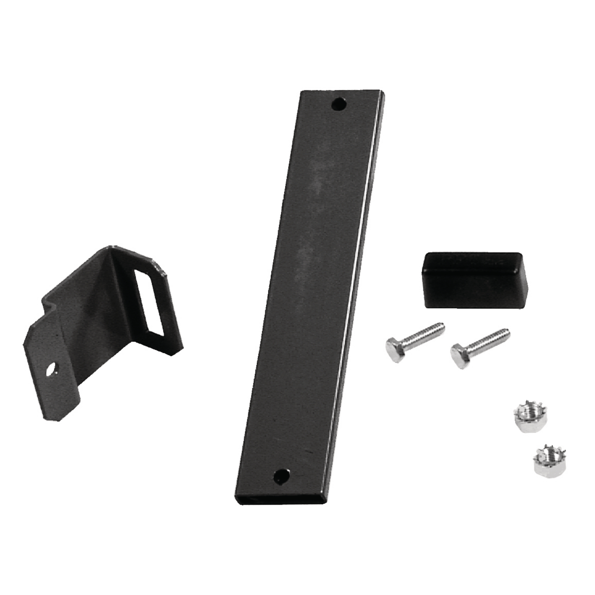 HLP06B Heavy Duty Cable Retaining Fence Post, For Use With NEXTFRAME Ladder Rack, 6 in Cable, Steel, Black
