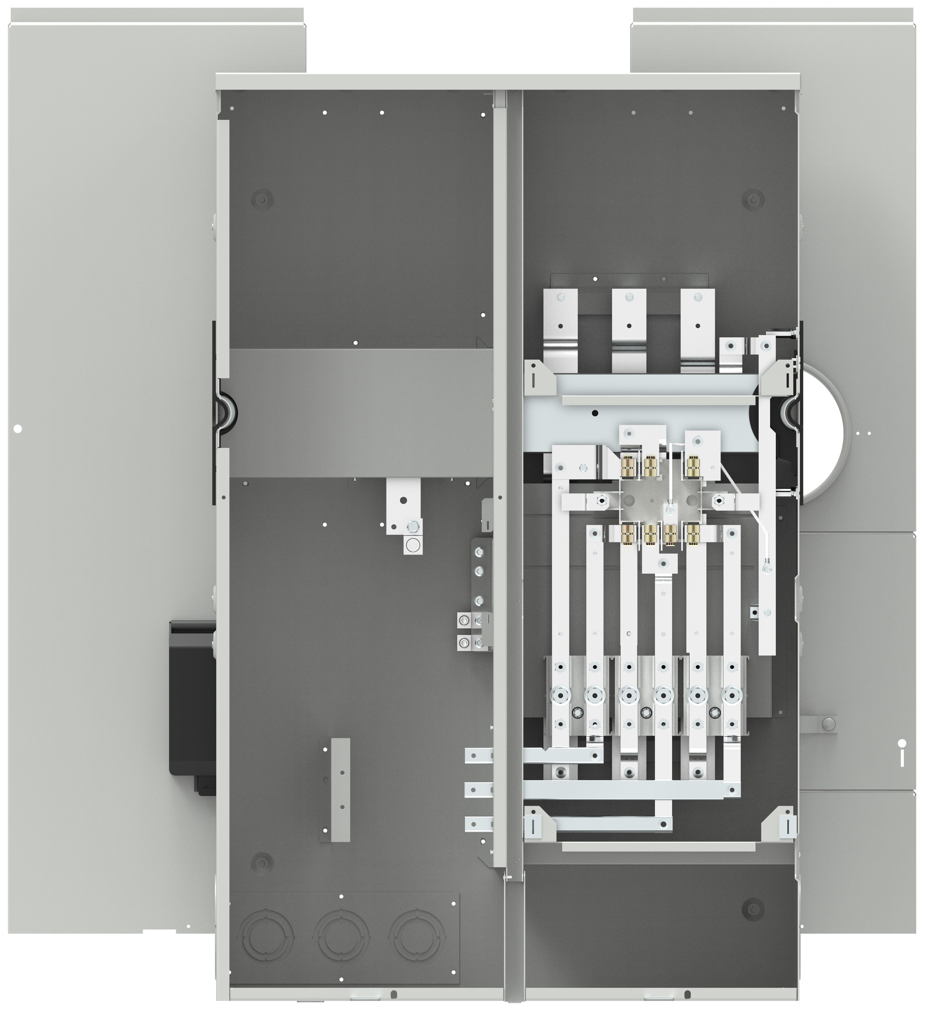 WMT13225J Power Module WMT, 1 Gang, 7 Jaw, 3 Phase, Indoor/Outdoor, 225 Amp