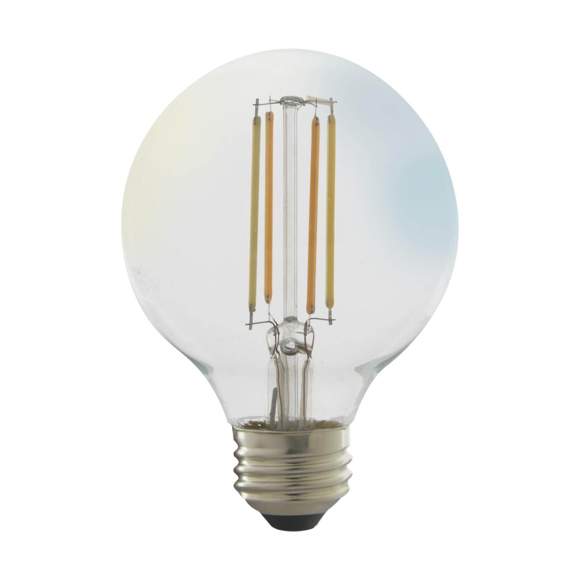 S11251 Smart Dimmable LED Lamp, 4.5 W, 40 W Incandescent Equivalent, E26 Lamp, G25 Shape, 450 Lumens