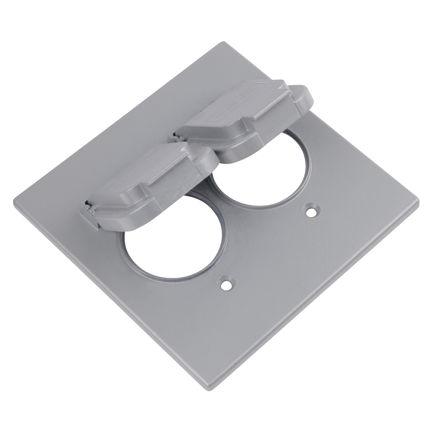 2CCS Red Dot Dry-Tite Weatherproof Receptacle Cover, Die Cast Aluminum