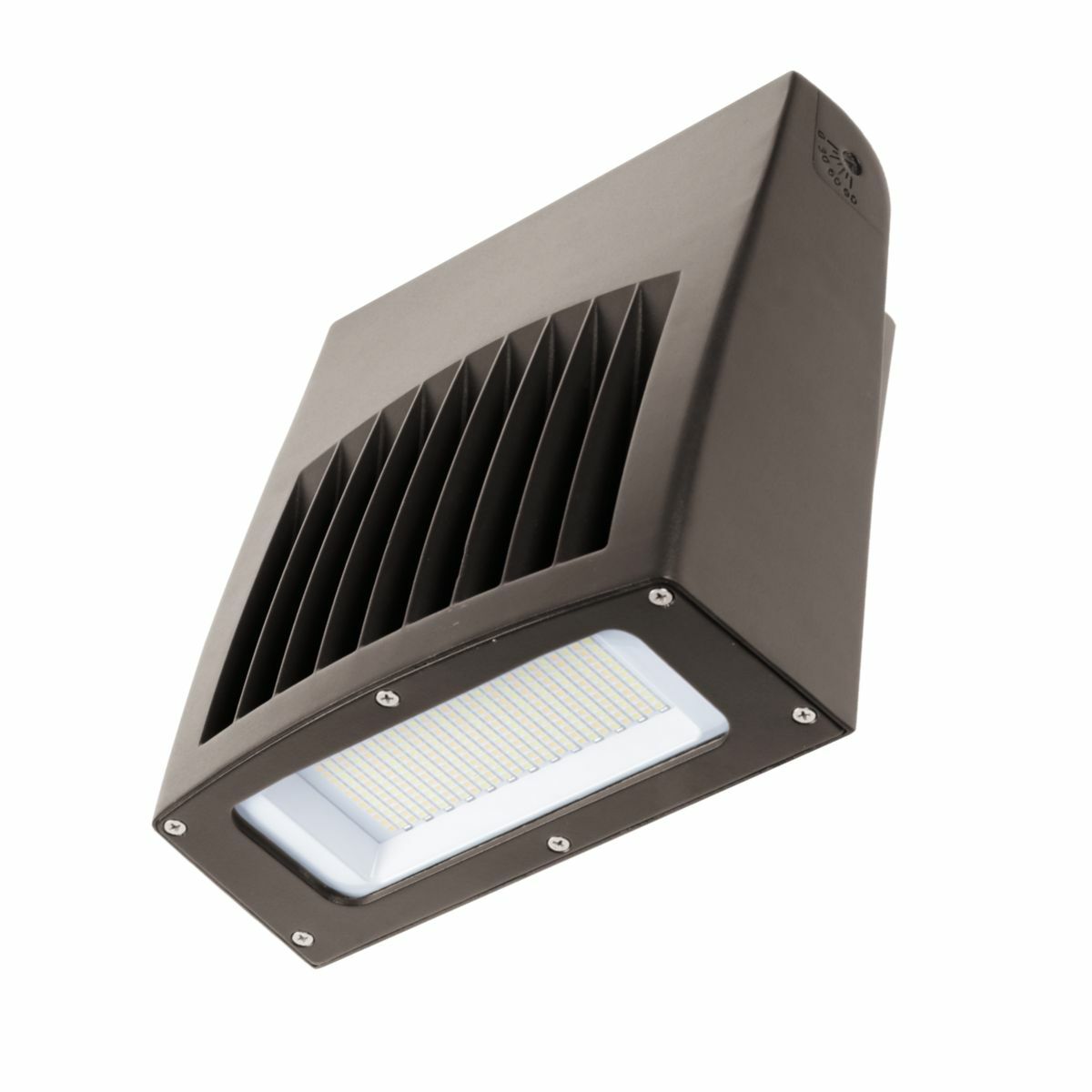 ASWPLED2S Lumark ASWP Medium Wall Pack, LED Lamp, 75 W Fixture, 120 to 347 V, Bronze Housing