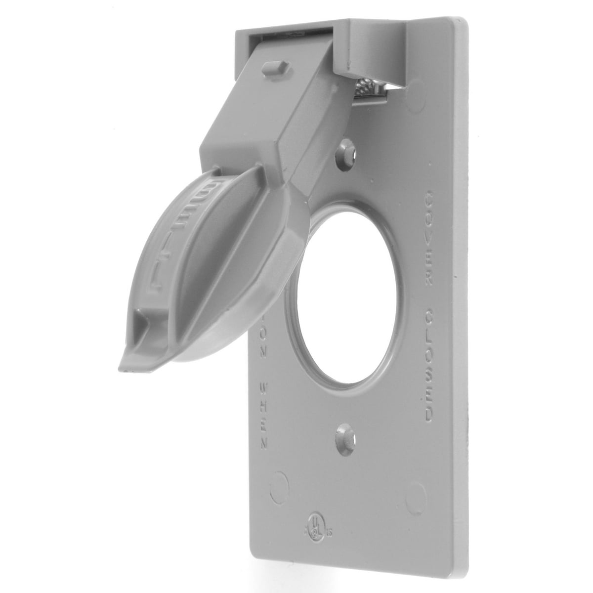 RW51550 Weatherproof While-In-Use Cover, 4.56 in L x 2.81 in W x 0.88 in D, Cast Zinc