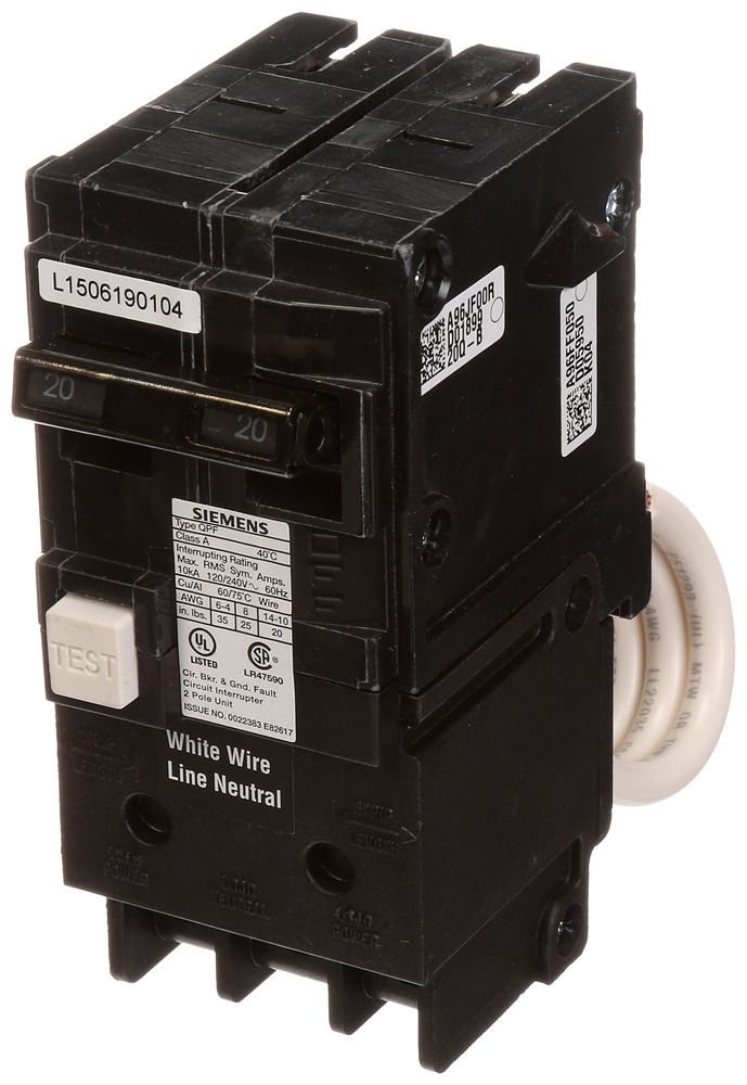 QF215A Type QJ2 General Purpose Circuit Breaker, 240 V AC, 125 A, 10 kA Interrupt, 2 Poles, Thermal Magnetic Trip