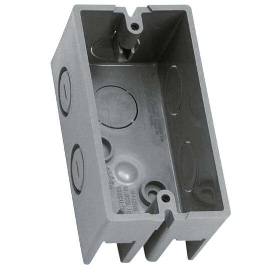 B112HBR Carlon Non-Metallic Handy Box, 12 cu-in Capacity, 1 Gangs, 1 Outlets