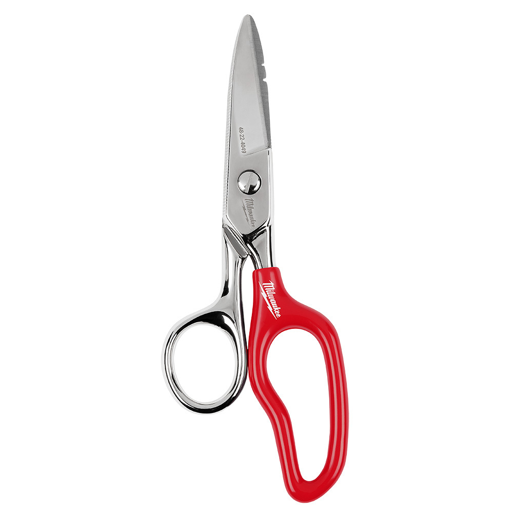 48-22-4049 Electrician Scissor, 2.25 in OAL, Pointed Tip, Stainless Steel Blade