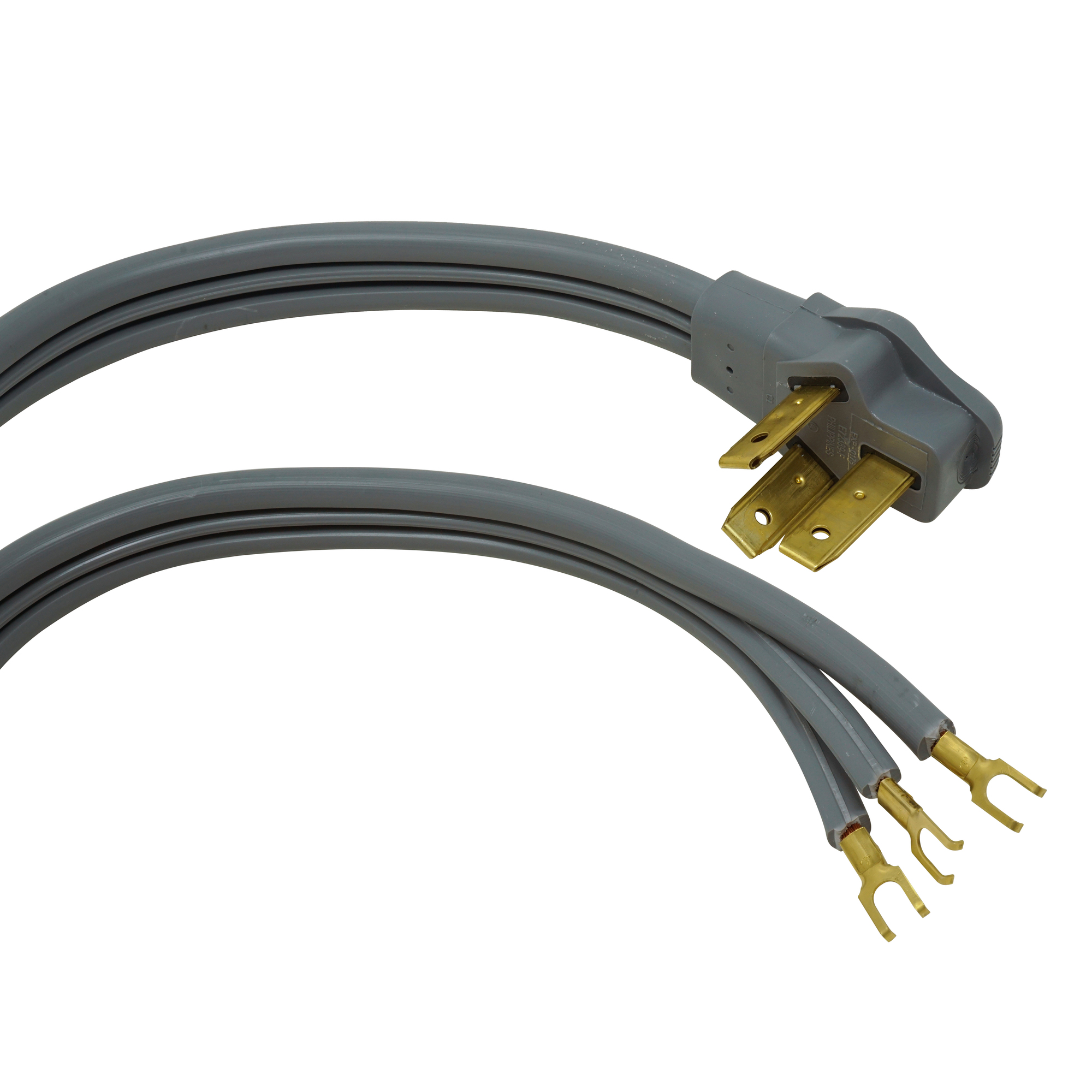 4ft SRDT Flat Replacement Range Cord, 6/2 and 8/1, 50 Amp, Gray