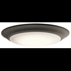 This T24-Compliant 2700K LED flush mount features clean, beautiful lines that will enhance your modern dcor. To complement this light, it features a pleasing Olde Bronze(R) finish.