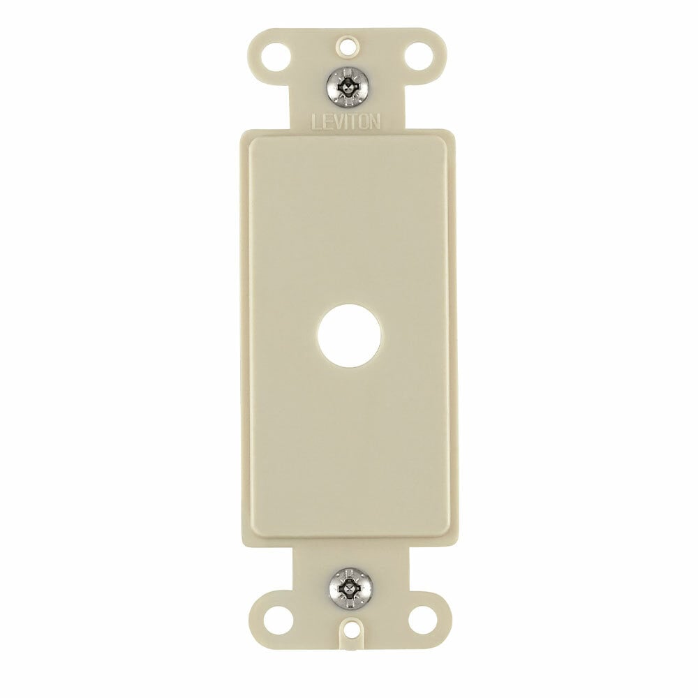 80400-T Decora Trimatron Combination Wallplate Adapter, For Use With Rotary Dimmer, Plastic, Light Almond