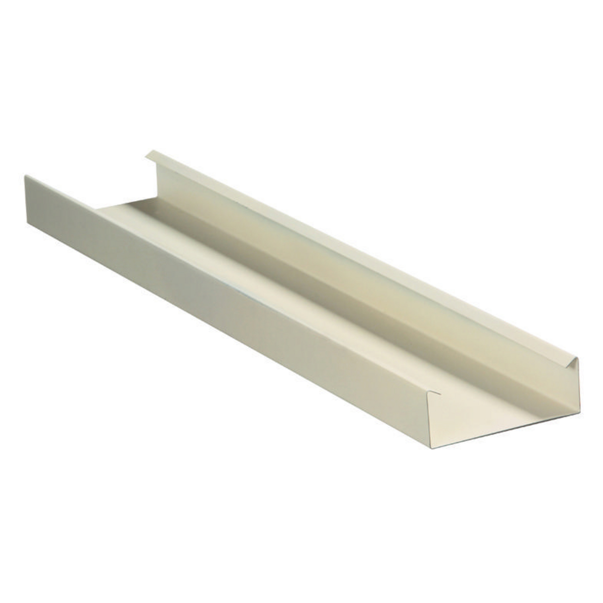 HBL4750B10IV HBL4750 Series 1-Channel Removable Standard Raceway Base, 10 ft L x 4.76 in W x 1.62 in H, Rolled Steel, Ivory