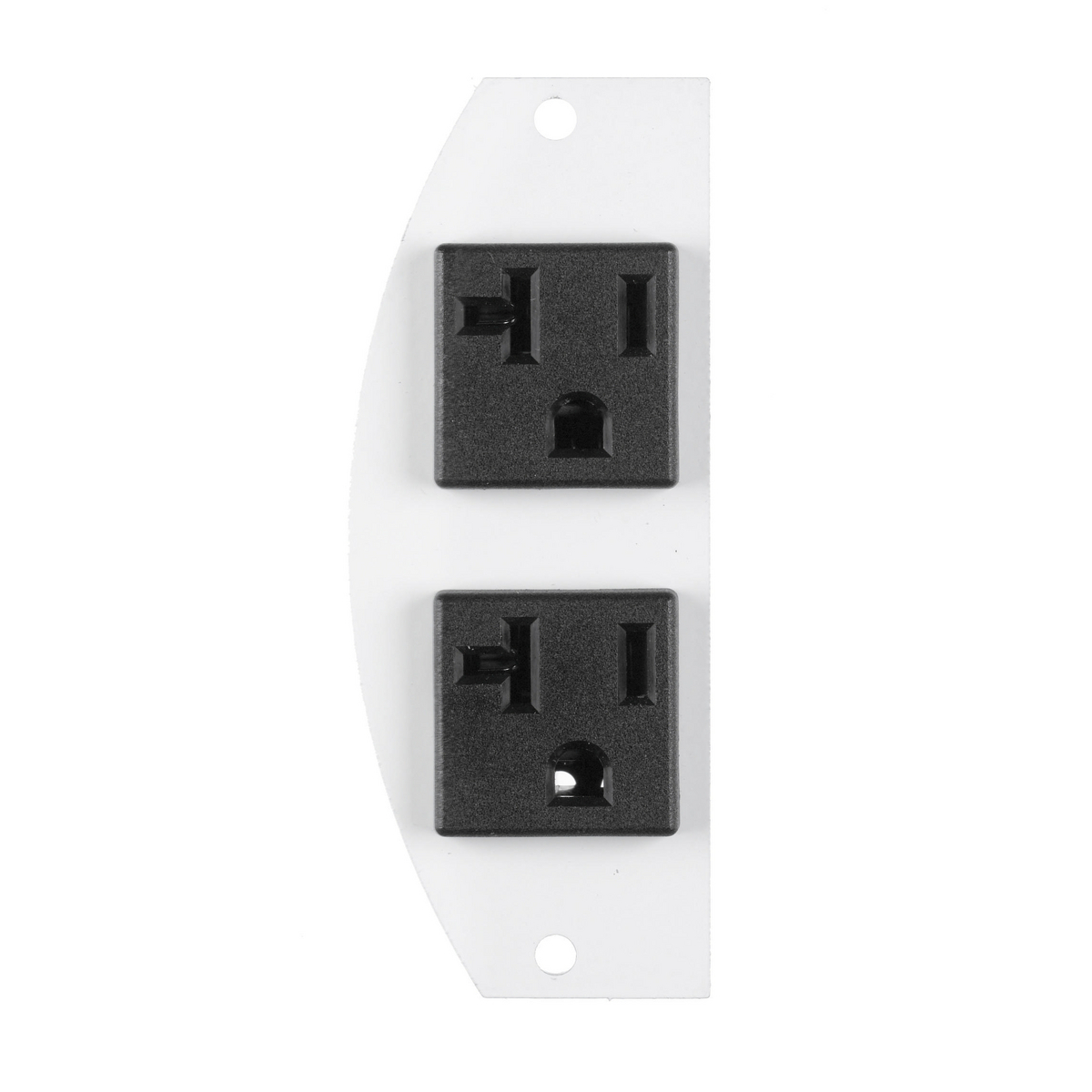 S1R8PSPZ Perimeter Standard Poke-Through Sub Plate, 1.58 in W x 1.18 in D, Steel