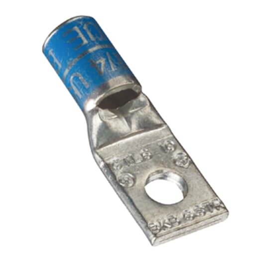 CTL6-38 Blackburn CTL 1-Hole Lug Compression Connector, 6 AWG Conductor Flexible/Stranded Copper Conductor, 3/8 in Stud