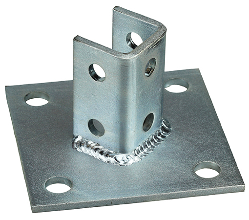 SPB1045 Tall Clevis Base, 1 Channels, Cold Formed Steel