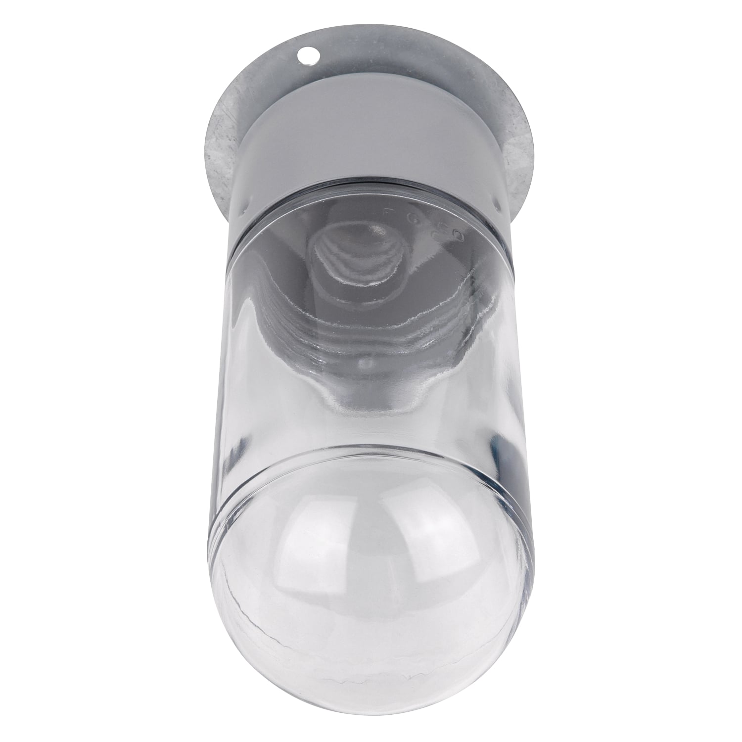 Universal Economy Fixture and Glass Globe, 8-11/64 Inches Long, 3-27/64 Inches Wide, Gray Finish, 75 Watt Maximum, For Indoor Use, Pack of 10