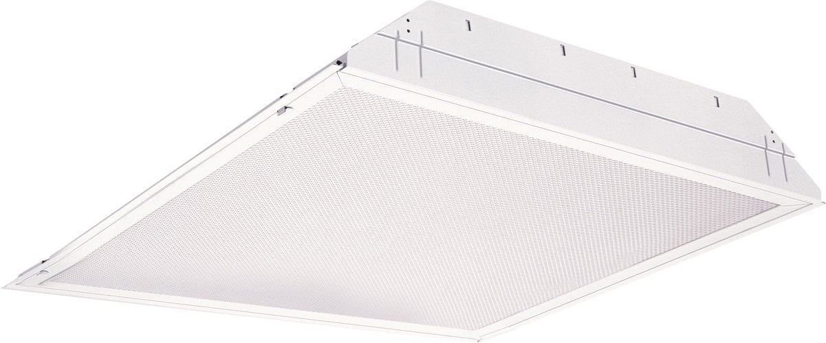 2GT8 2 17 A12 MVOLT GEB10IS General Purpose Indoor Troffer, (2) T8 Lamp, 120 to 277 VAC, Steel Housing