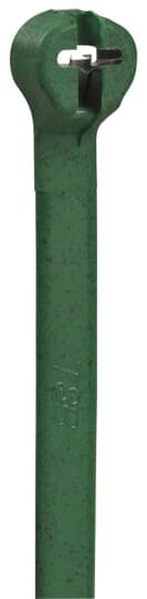 TY24M-5 Ty-Rap Standard High Performance Cable Tie, 5.4 in L x 0.14 in W x 0.04 in THK, Nylon/Polyamide 6.6, Green