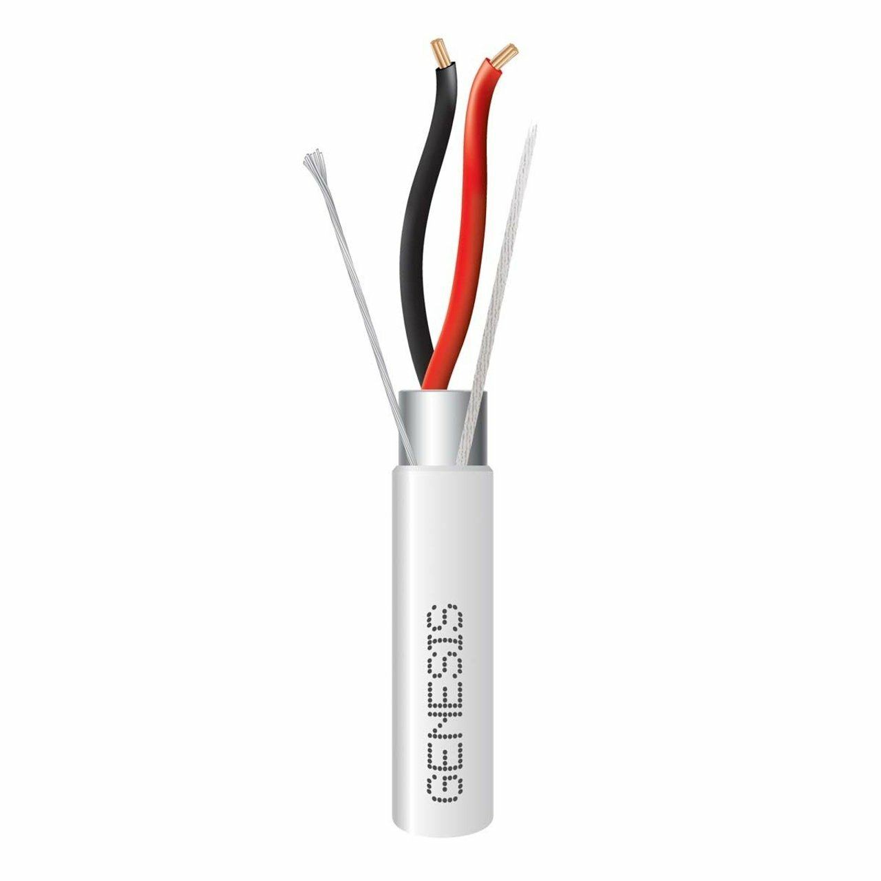 16/2 STRANDED SHIELDED CABLE - 1000 FT PULL BOX - WHITE