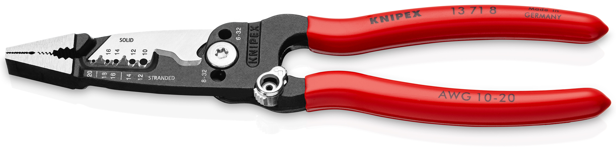 Forged Wire Stripper 10-20 AWG, 8 in., Non-Slip Plastic