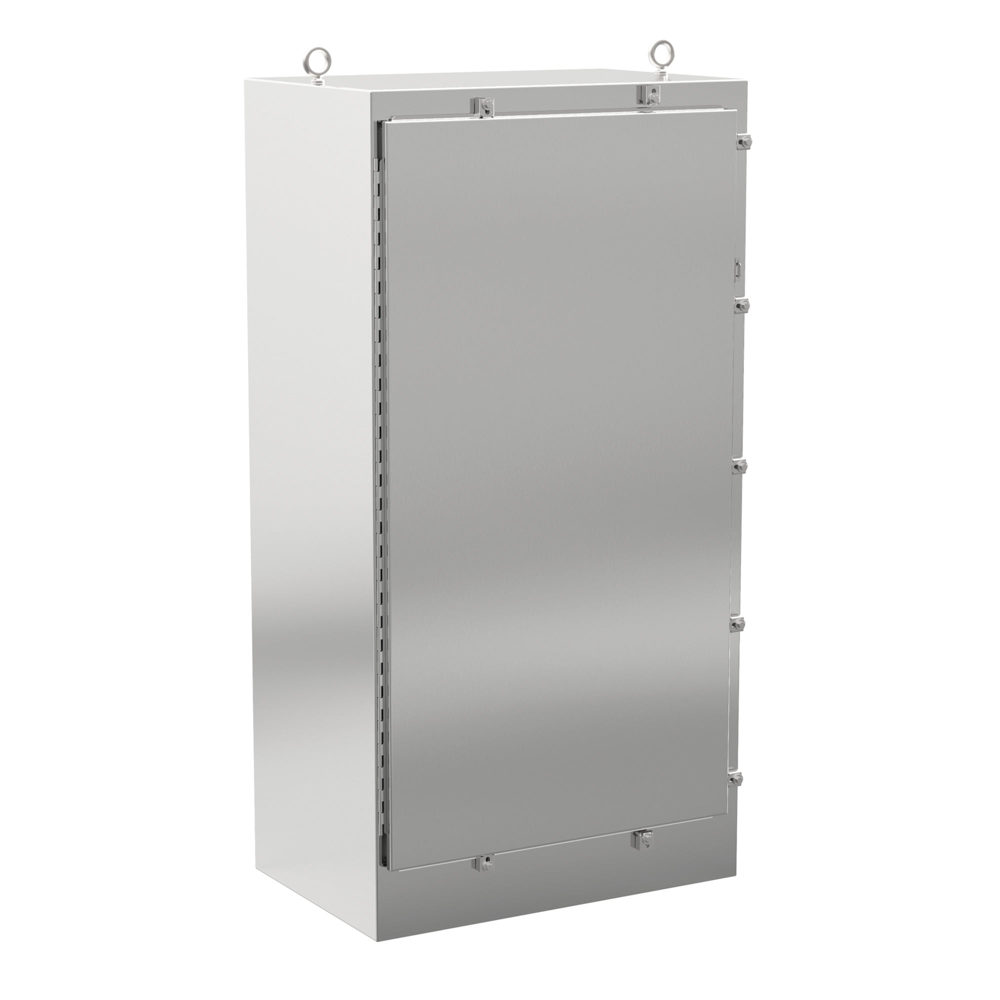 A72H2518SSFS A4SL 1-Door Enclosure, 72.06 in L x 25.06 in W x 18.06 in D, NEMA 4X NEMA Rating, 304 Stainless Steel
