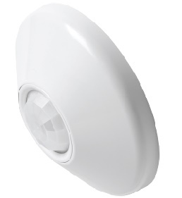 NCM 10 RJB Ceiling Mount Daylight Sensor, Low Voltage, Large Motion 360 degrees, Rear RJ-45 Ports