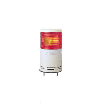 XVC1B1SK Harmony Illuminated Pre-Wired Monolithic Tower Light With Buzzer and Flashing Light, 24 V DC, LED Lamp, 1 Light, Red