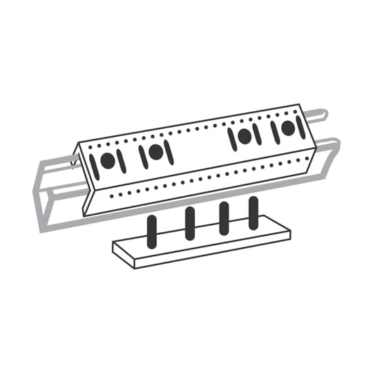 A802EG Superstrut Raceway Joiner, Steel