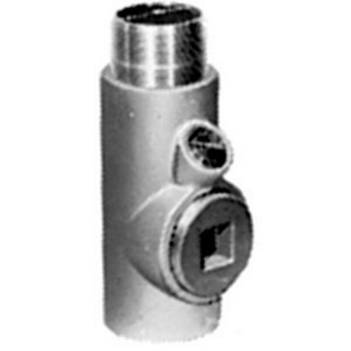Vertical/Horizontal Removable Male Nipple, 3 inch, MNPT x FNPT, Malleable Iron