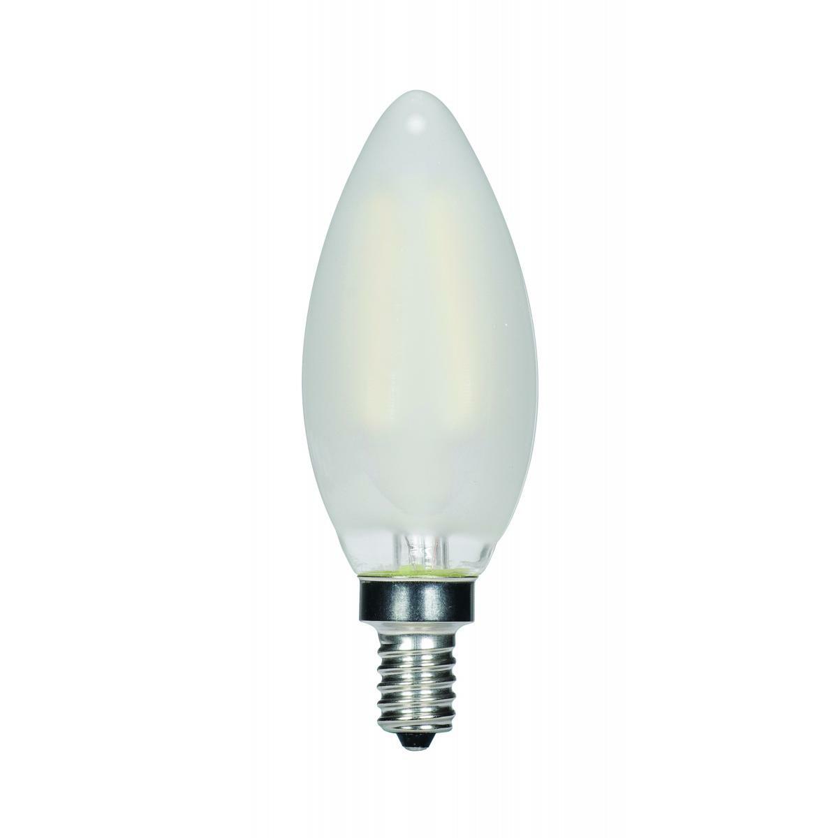 S11369 Forward Dimmable LED Lamp, 4.5 W, 40 W Incandescent Equivalent, E12 Lamp, C11 Shape, 350 Lumens