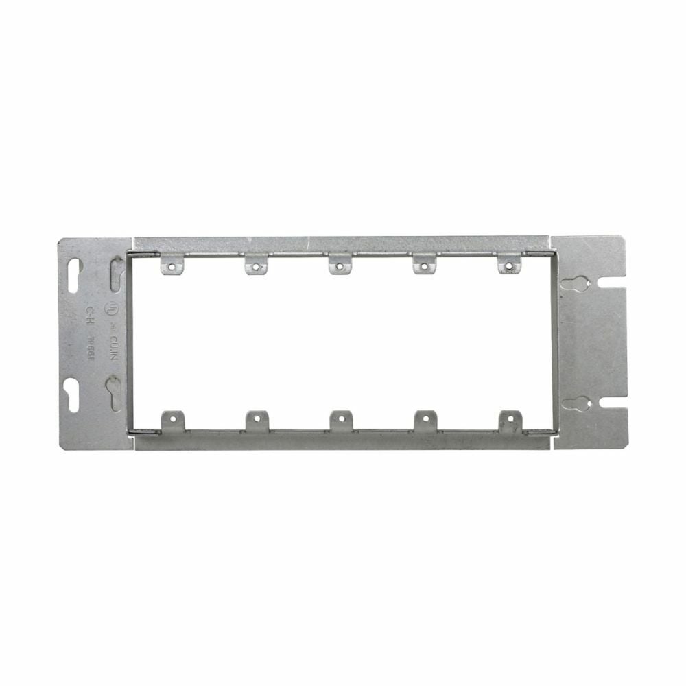 TP661 Welded Gang Box Cover, 12-7/16 in L, Gang Cover, Steel