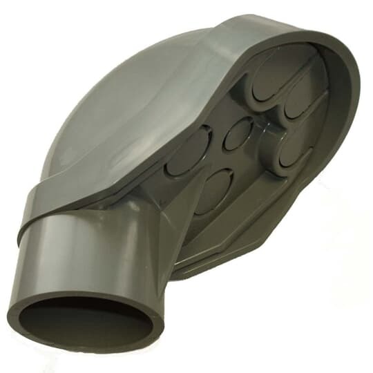 E998H Carlon Service Entrance Cap, 1-1/2 in, 0.71 in Hole, For Use With SCH 40 and SCH 80 Rigid Non-Metallic Conduit, PVC