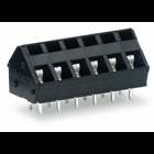 THR PCB terminal block; 2.5 mm; Pin spacing 5 mm; 3-pole; CAGE CLAMP; commoning option; 2,50 mm; black