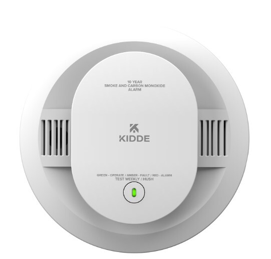 DETECT Combination Smoke & Carbon Monoxide Alarm, 10-Year Battery Powered with Voice Alerts, 1 Pack