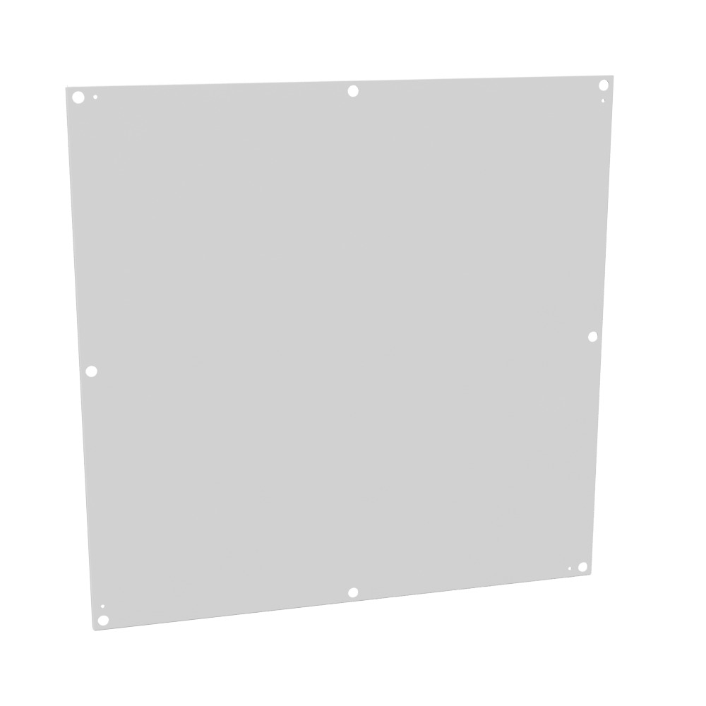 44x.75x44 Back Panel Non-UL Listed Steel No Knockouts White Double Doors 3R