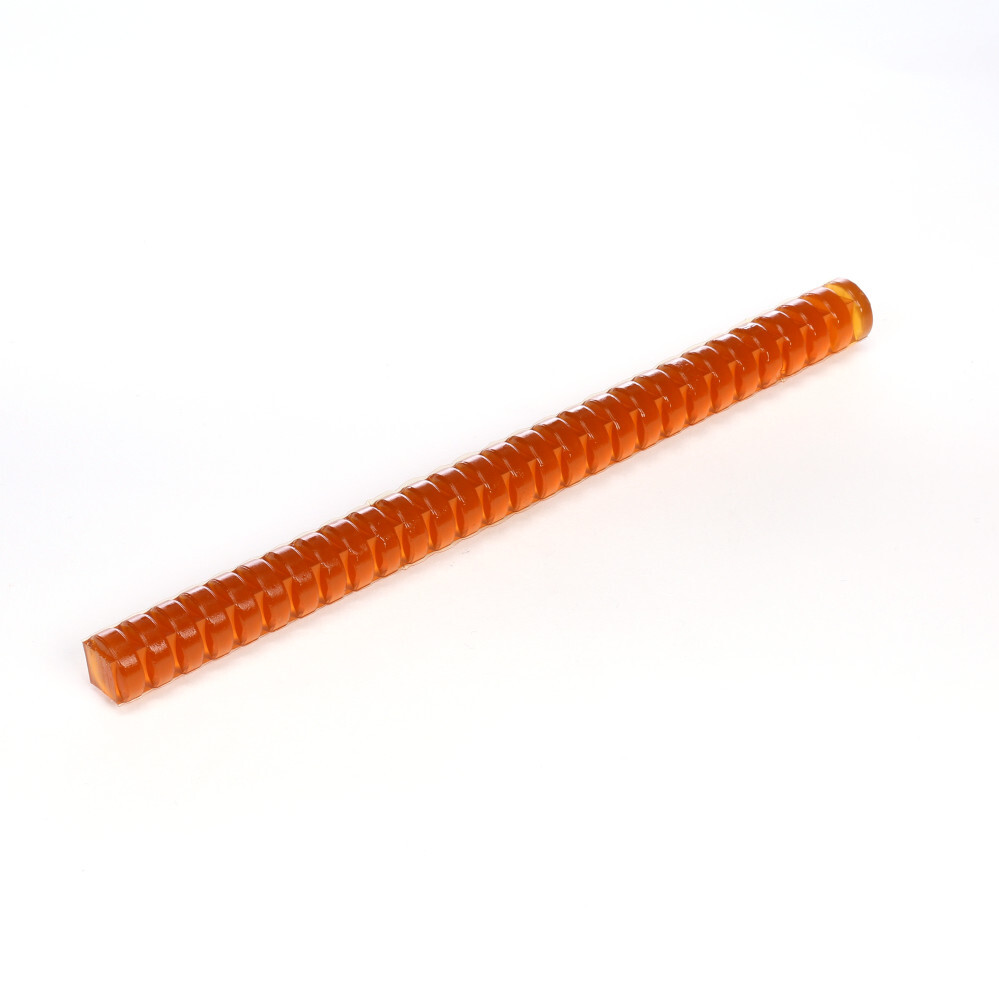 7000000888 3779 Q Hot Melt Adhesive, Amber, 8 in L, 300 deg F