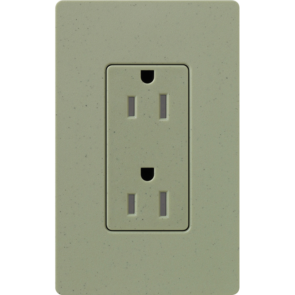 SCRS-15-TR-GB Duplex Tamper Resistant Receptacle, 125 VAC, 15 A, Greenbriar