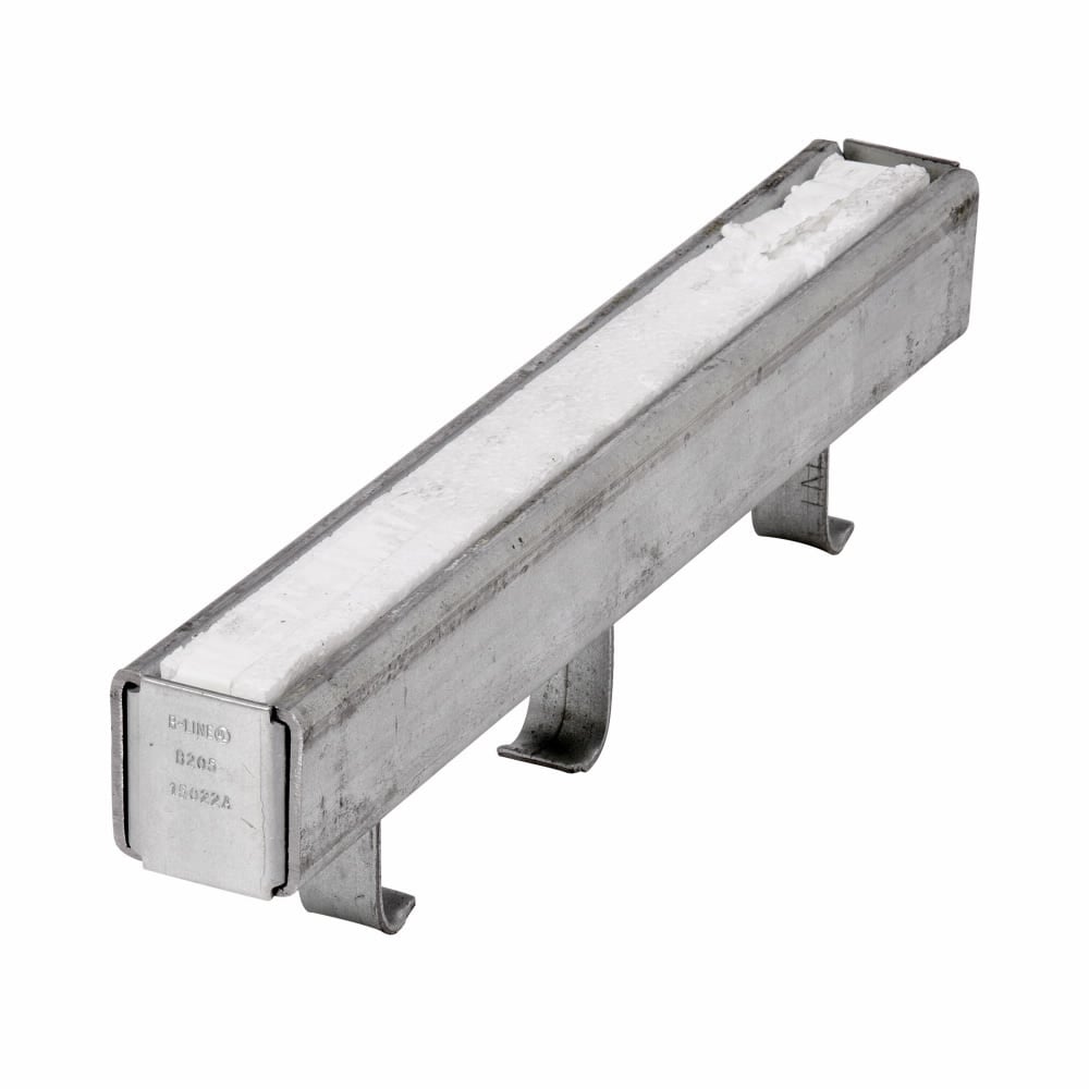 B22I-120GLV Continuous Channel Concrete Insert, 120 in L x 1-5/8 in W, For Use With Channel, Channel-Concrete, Inserts and Styrofoam, Steel, Galvanized