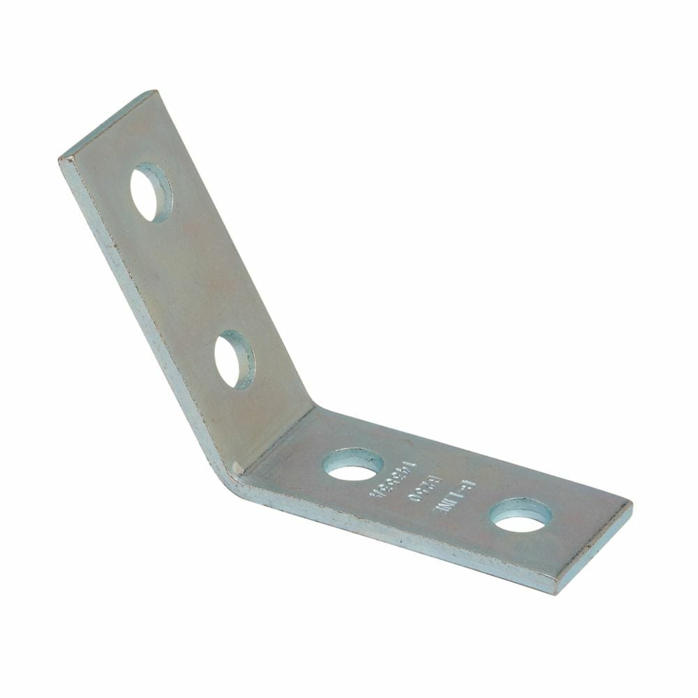 B250ZN Open Angle, 4 Holes, 60 deg Bend, Steel