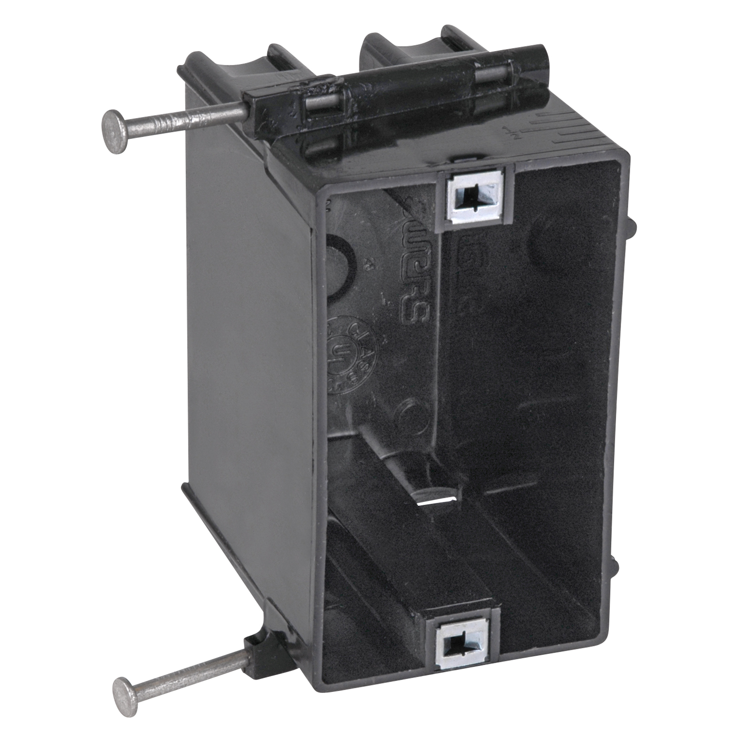 118-N Carlon Non-Metallic Outlet Box, Polycarbonate, 18 cu-in Capacity, 1 Gangs