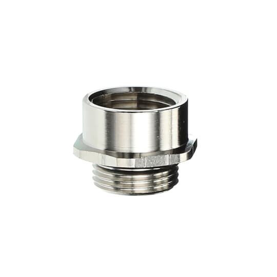 M20-50 Pos-E-Kon Metric ISO To NPT Thread Adapter, M20 Interior Thread, 1/2 in NPT Exterior Thread