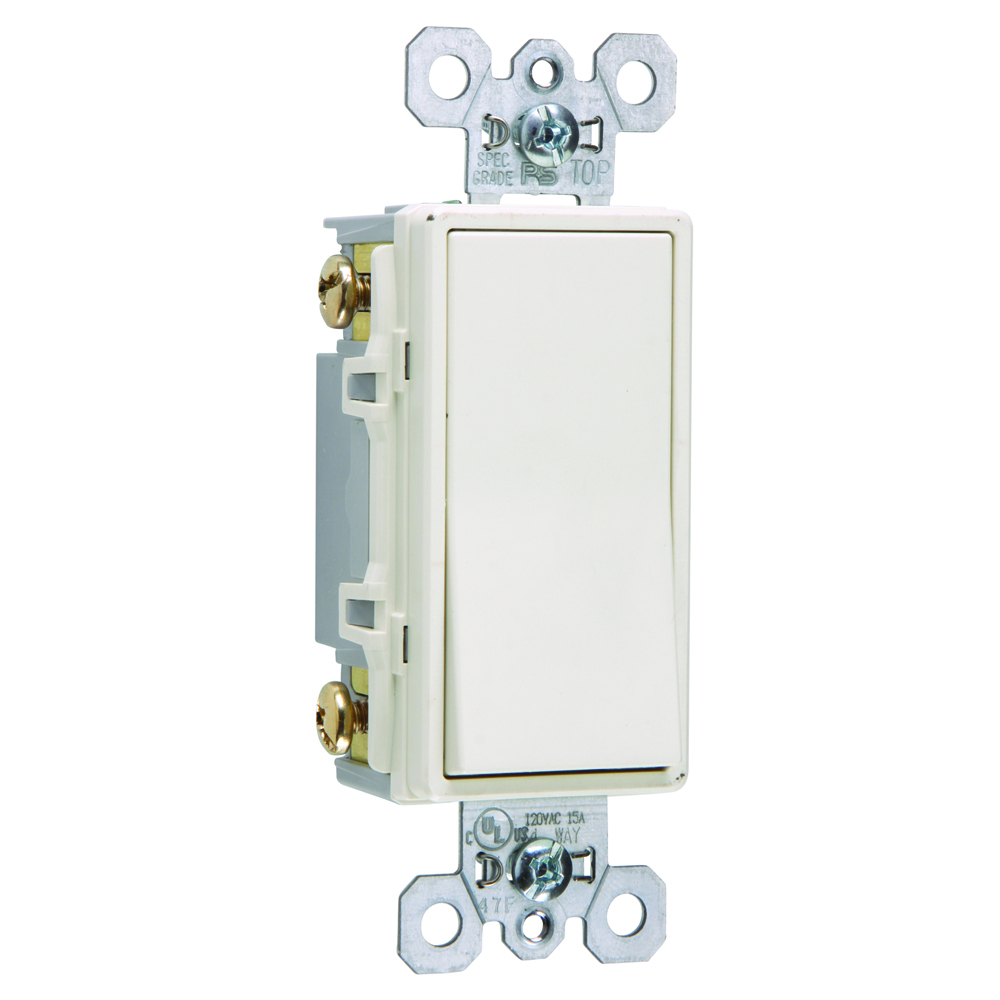 TM874LASL radiant 15 Amp 4-Way Switch Locator Light, Light Almond