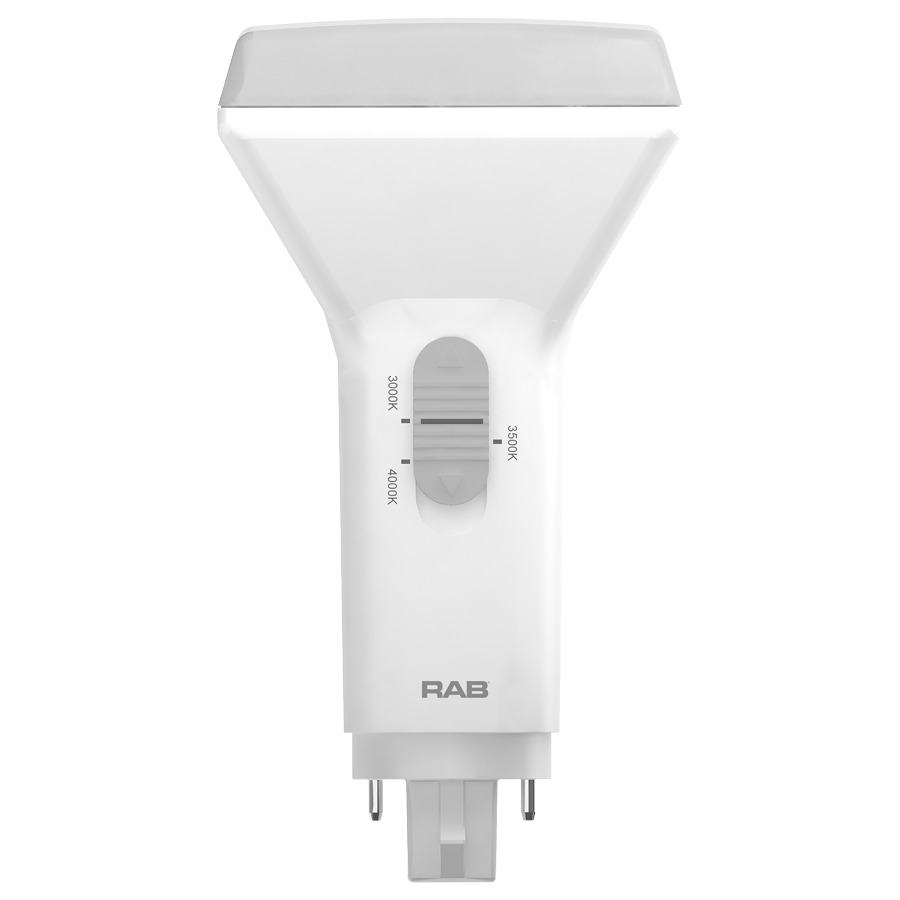 PLC-9.5-V-8FA-DIR Type A Plug and Play Compact Dimmable LED Lamp, 9.5 W, G24q Lamp, PLC-V Shape, 1100/1120/1150 Lumens