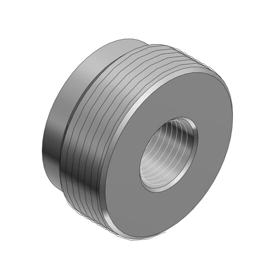 609 T&B Threaded Conduit Reducer, 1-1/2 to 1 in, For Use With Rigid/IMC Conduits, Malleable Iron