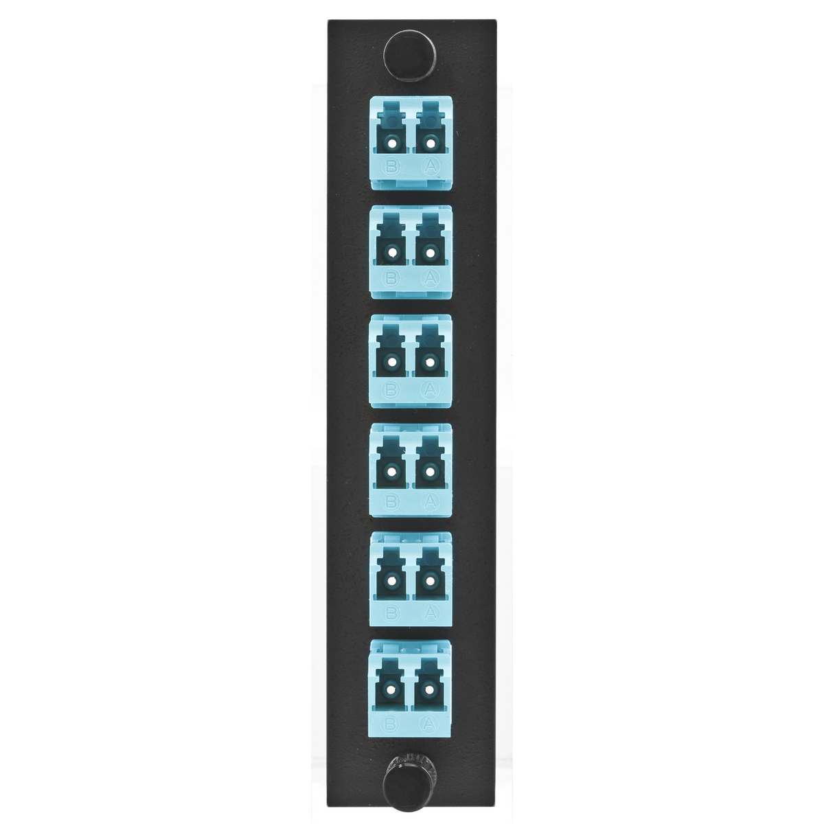 FSPLCDS6AQ Blank LC Duplex Standard Connector Adapter Panel, LC Duplex End B,) Multi-Mode/Single-Mode Fiber