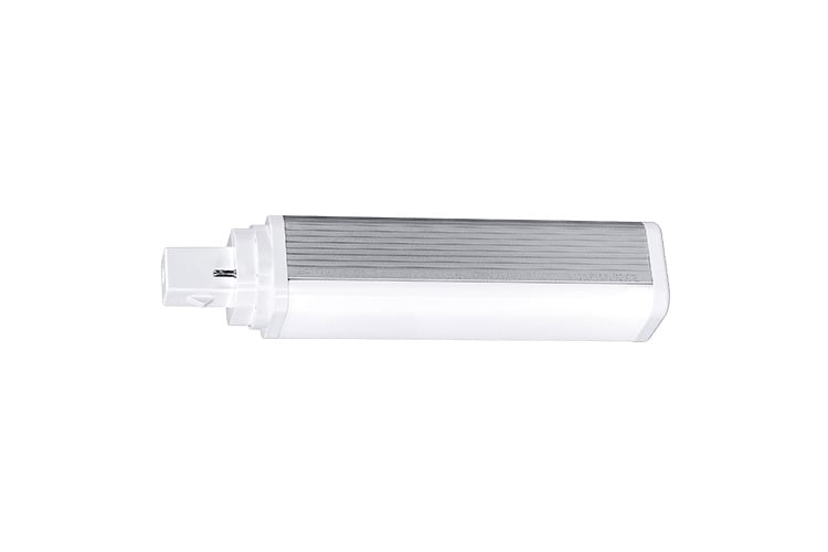 LED11G24D-H/8SC-4PK Type A 2-Pin Replacement Lamp, 10.5 W, 13 to 26 W Incandescent Equivalent, G24D Lamp Base, Horizontal Shape, 120 V