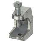 Clamp, Beam, Height 2-5/16 Inches, Width 2-11/16 Inch, Length 2-17/32 Inches, 1/2 Inch - 13 Threaded Opening, Malleable Iron, Fits Flanges up to 1 Inches Thick