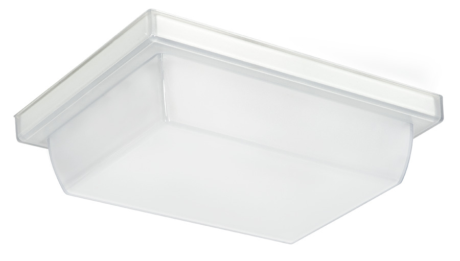 VAN1LED12NW Canopy Lighting, 12 W Fixture, 120/208/240/277 V AC, White Housing