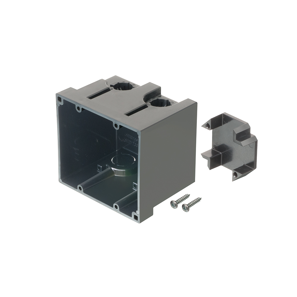 SLB102 SLB Series Box Slider Accessories, Plastic, 2 Gangs, 3.715 in H x 2.225 in W
