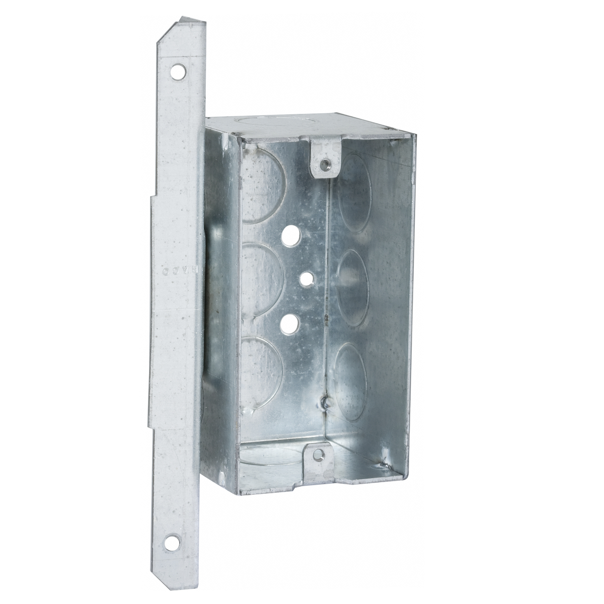 671 Handy Box, Steel, 16.5 cu-in, 1 Outlet, 3 Knockouts