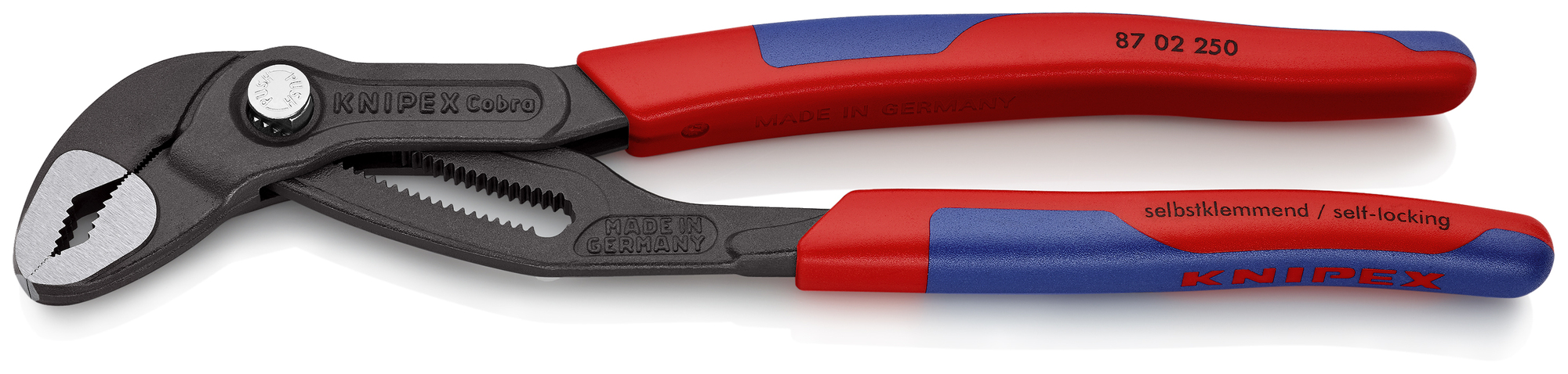 Cobra Water Pump Pliers, 10 in., Slim Multi-Component, Bulk