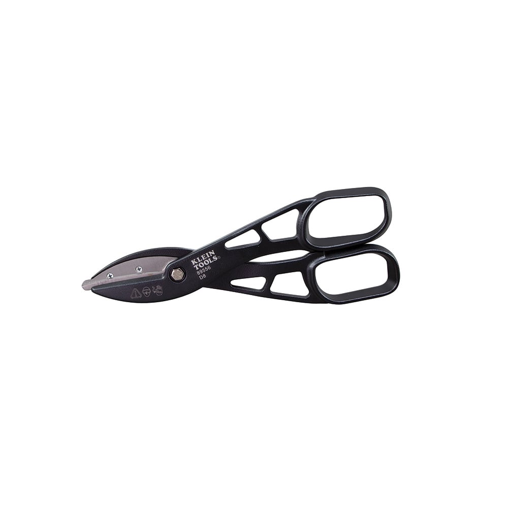 89556 Hand Snip With High Carbon Cutting Blade, 24 to 28 ga Cutting, Blunt Tip, 3-1/2 in L of Cut, Left/Right/Straight Snip, High Carbon Steel Blade, Steel Handle