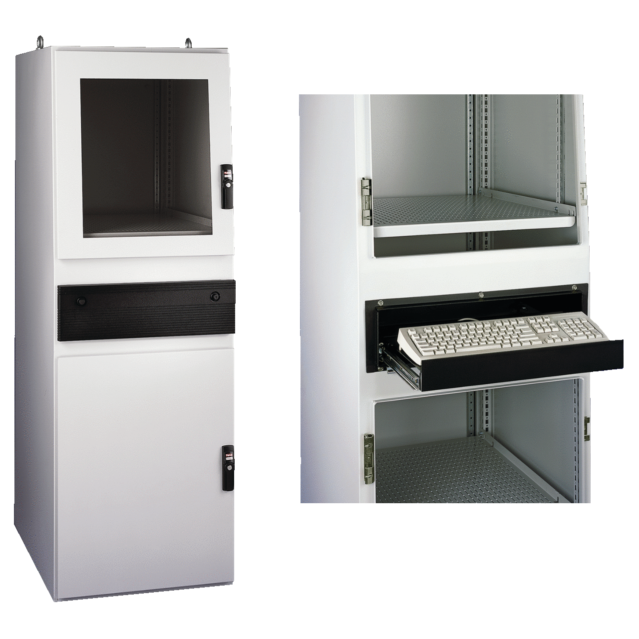 PGLD1468CWS ProLine Gold/P10 Computer Workstation Enclosure, 1400 mm L x 600 mm W x 800 mm D, NEMA 12/IP55 NEMA Rating, Steel
